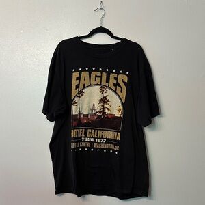 Eagles Black Graphic Tee Mens XLT